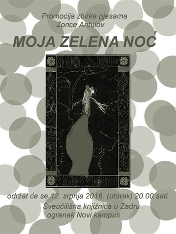 Predstavljanje zbirke pjesama Zorice Antulov „Moja zelena noć“